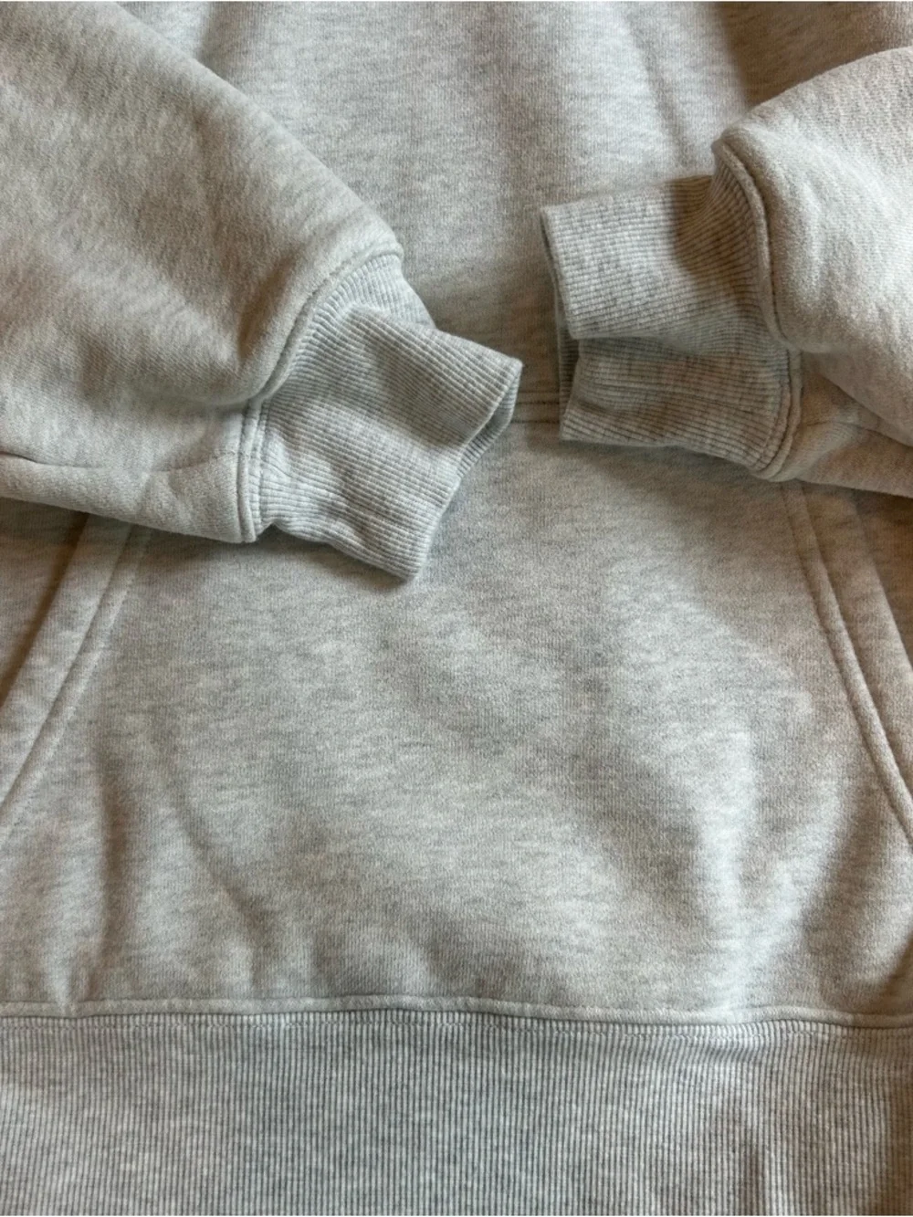 Aritzia sweat fleece Light Gray Pullover Hoodie Small - Picture 3 of 7